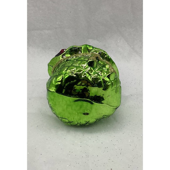 Glassware Art Studio~Santa with Toy Sack Glass Christmas Ornament - Picture 6 of 12